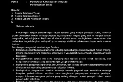 Surat Rahasia Kejagung Diduga Bocor