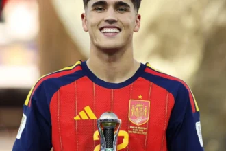 Bek muda asal Spanyol, Pau Cubarsí dinobatkan FIFA sebagai pemain muda terbaik Piala Dunia 2026 (Sumber foto: instagram @fcbarcelona)