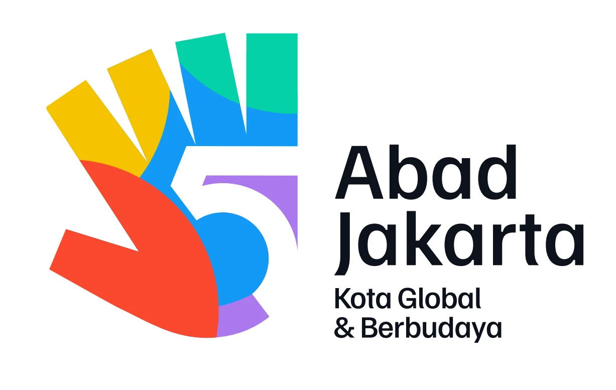 Logo Lima Abad Jakarta dengan tema Kota Global dan Berbudaya untuk menyambut usia 500 tahun