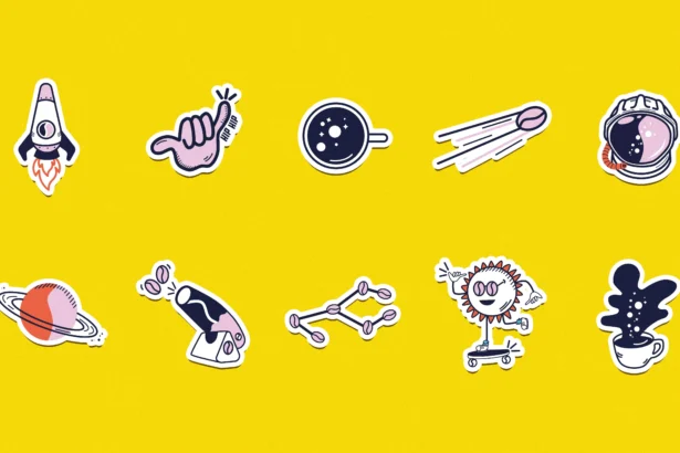 Ilustrasi Stiker WhatsApp