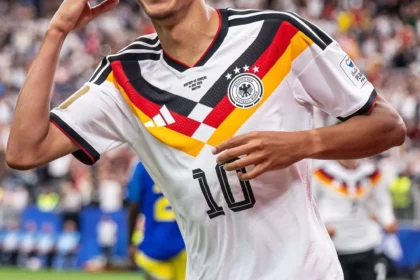 Pemain Bayern Munich Jamal Musiala