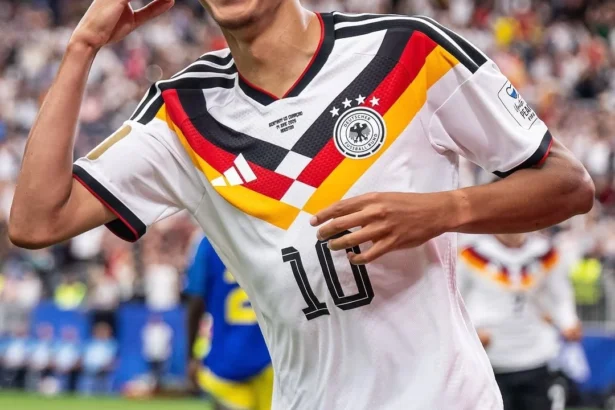 Pemain Bayern Munich Jamal Musiala