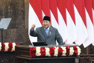 Presiden Prabowo Subianto di Sidang RAPBN 2027. (Sumber: Dok. DPR)