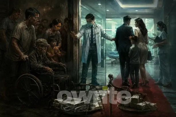 Ilustrasi ketimpangan akses di rumah sakit.
