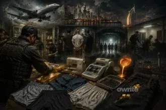 Ilustrasi penyelundupan emas oleh WN India.
