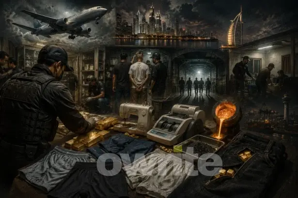 Ilustrasi penyelundupan emas oleh WN India.