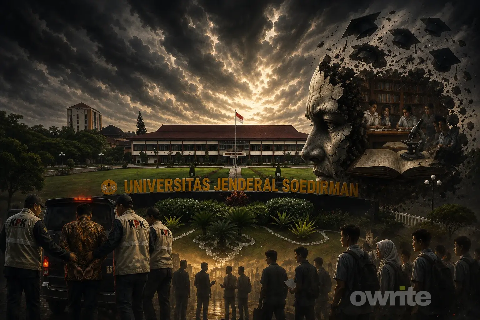 Ilustrasi OTT KPK Unsoed.