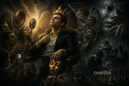 Ilustrasi gangguan kepribadian narsistik atau Narcissistic Personality Disorder.