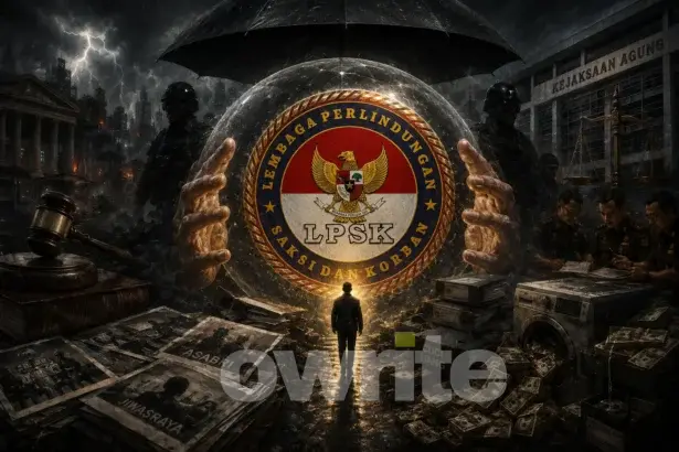Ilustrasi perlindungan saksi dari LPSK.