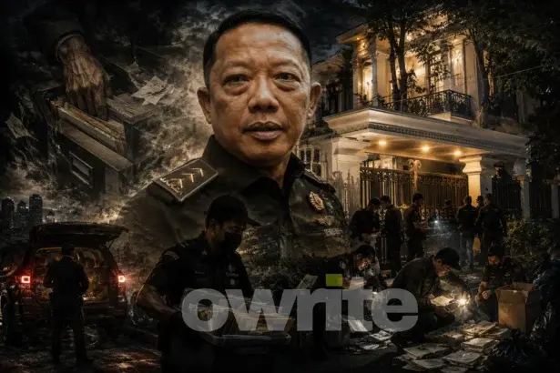 Ilustrasi penggeledahan rumah Febrie Adriansyah.