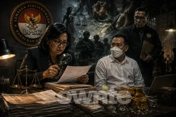 Ilustrasi LPSK telaah permohonan perlindungan saksi.