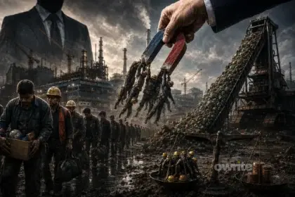 Ilustrasi PHK industri smelter nikel.