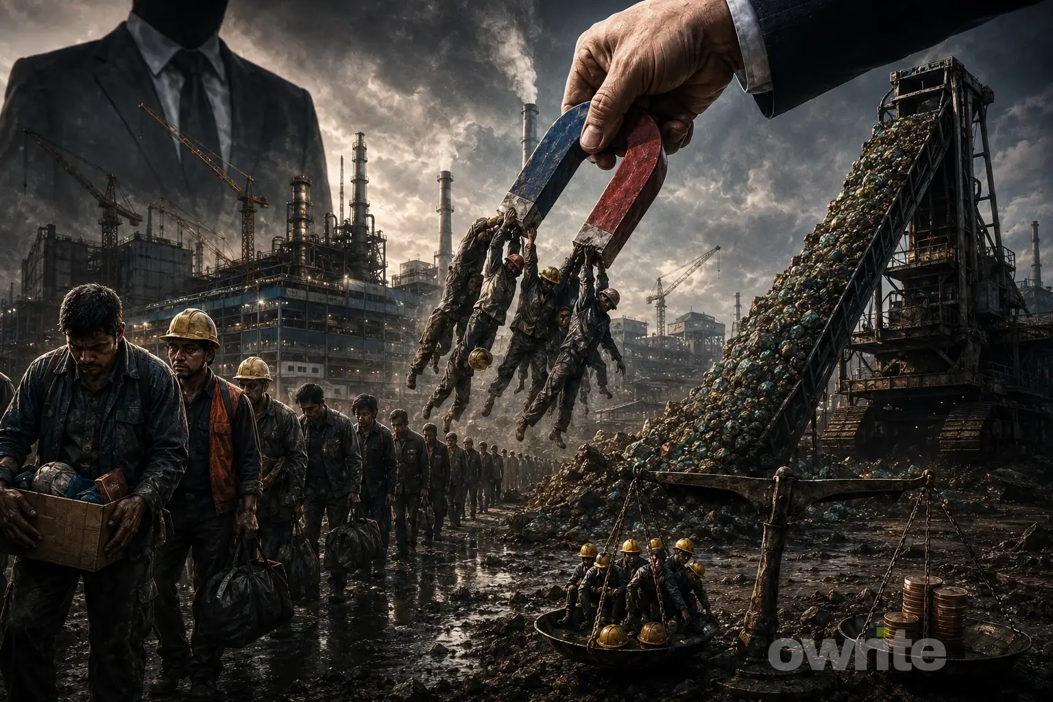 Ilustrasi PHK industri smelter nikel.