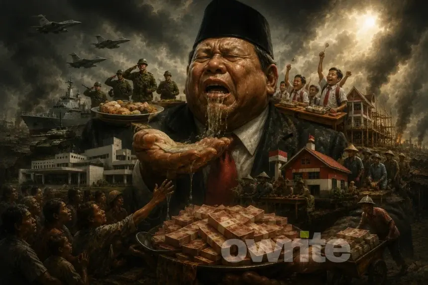 Ilustrasi efisiensi anggaran vs. program pemerintah.
