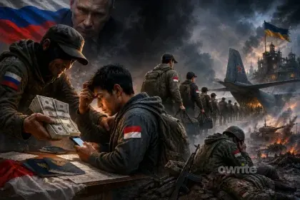 Ilustrasi perekrutan WNI oleh Rusia.