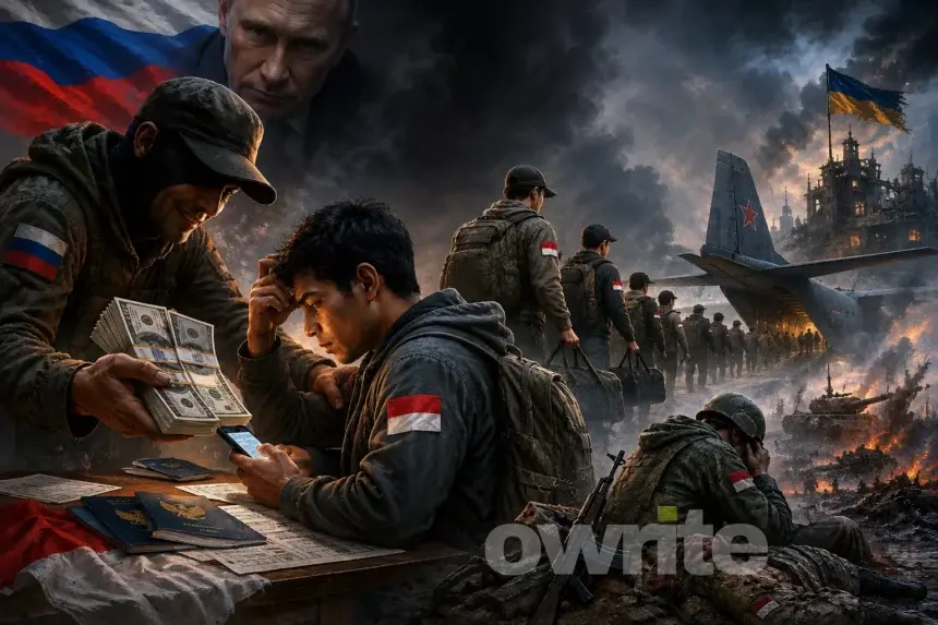 Ilustrasi perekrutan WNI oleh Rusia.