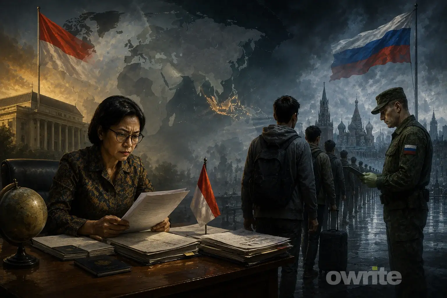 Ilustrasi Kemlu RI memverifikasi dugaan WNI jadi anggota angkatan bersenjata Rusia.