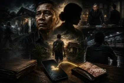 Ilustrasi transfer uang kepada Sutrimo.