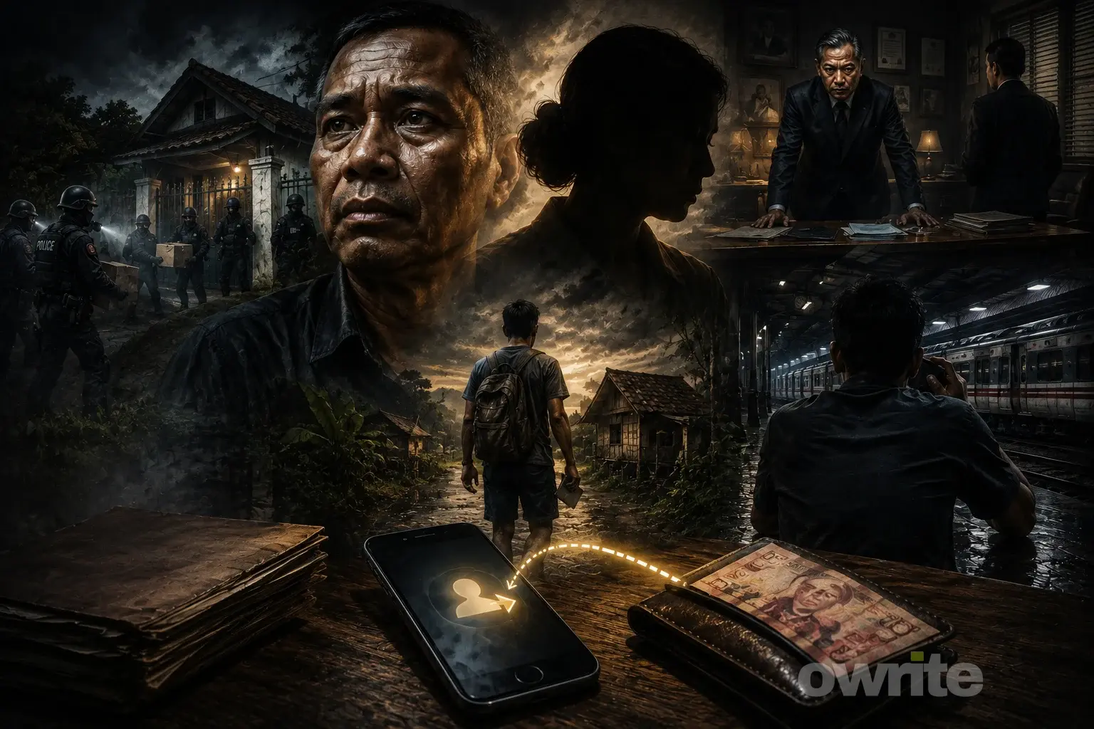 Ilustrasi transfer uang kepada Sutrimo.