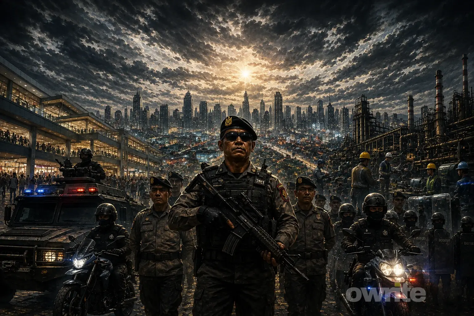 Ilustrasi pengamanan oleh Polri.