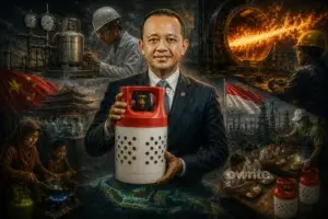 Ilustrasi tabung CNG Merah Putih.