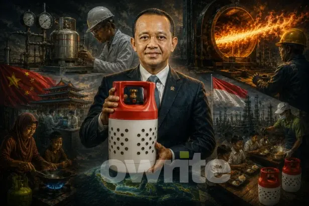 Ilustrasi tabung CNG Merah Putih.