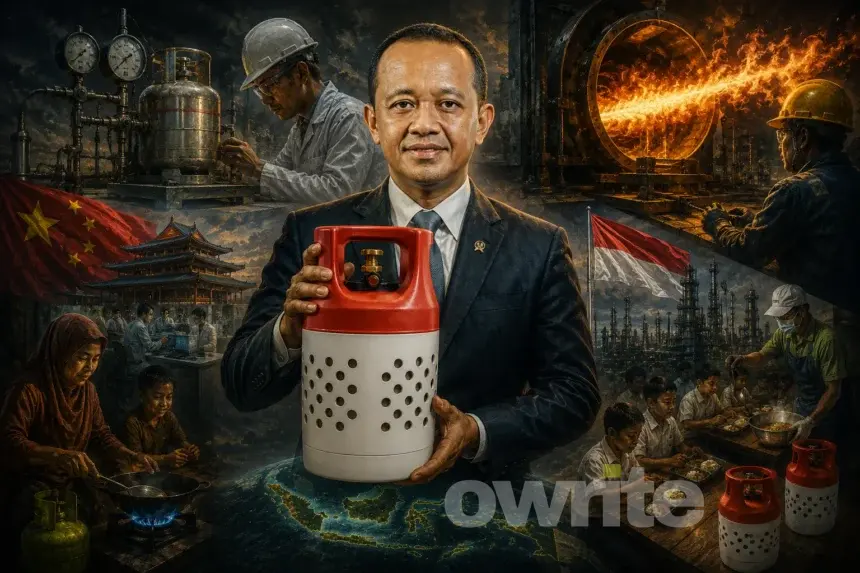 Ilustrasi tabung CNG Merah Putih.