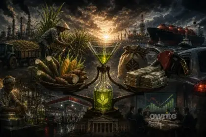 Ilustrasi bioetanol.