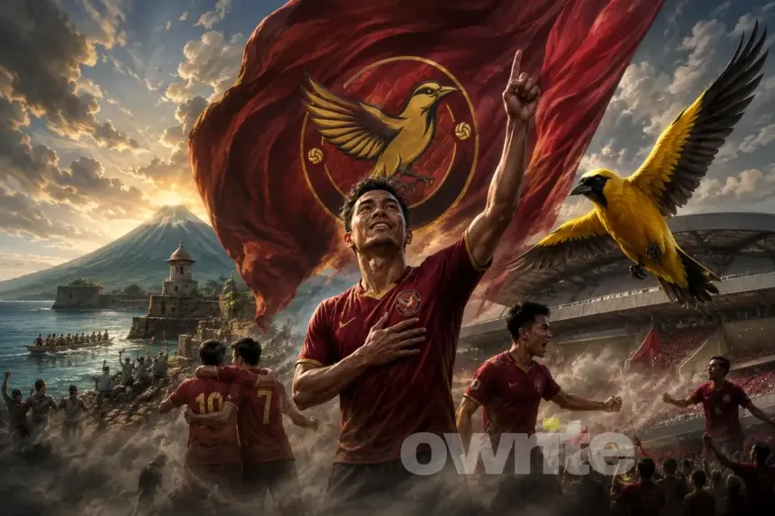 Ilustrasi "Kepodang Emas" Java United FC.