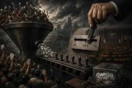 Ilustrasi angka parliamentary threshold.