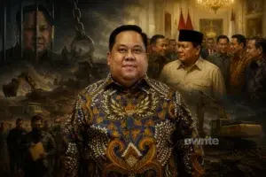 Ilustrasi Anton Timbang di Istana Negara.