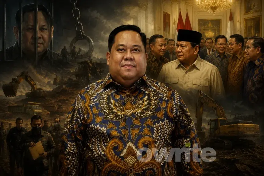 Ilustrasi Anton Timbang di Istana Negara.