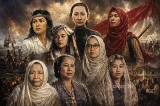 Delapan perempuan pejuang kemerdekaan RI.