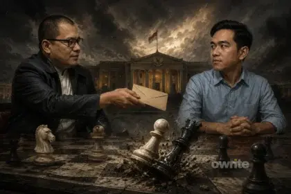 Ilustrasi Denny Indrayana bersurat untuk Wapres Gibran.