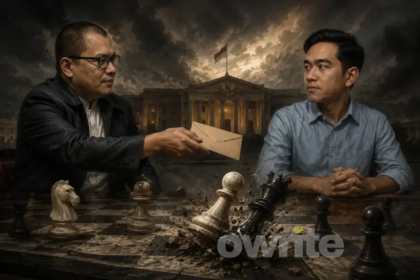 Ilustrasi Denny Indrayana bersurat untuk Wapres Gibran.
