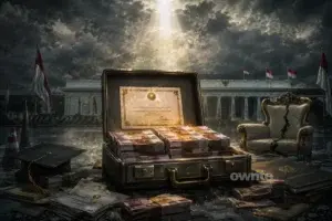 Ilustrasi hadiah sayembara mencari ijazah Wakil Presiden Gibran. Rakabuming.