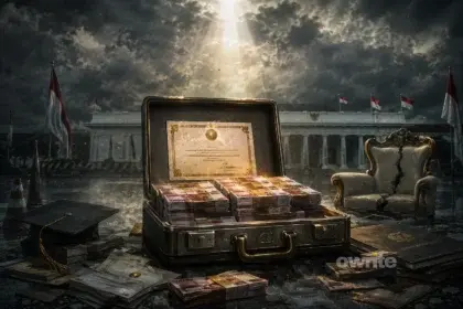 Ilustrasi hadiah sayembara mencari ijazah Wakil Presiden Gibran. Rakabuming.
