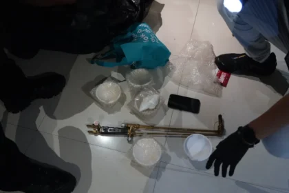 Barang bukti yang disita polisi, kasus penyelundupan emas ilegal diduga jaringan China, Agustus 2026.