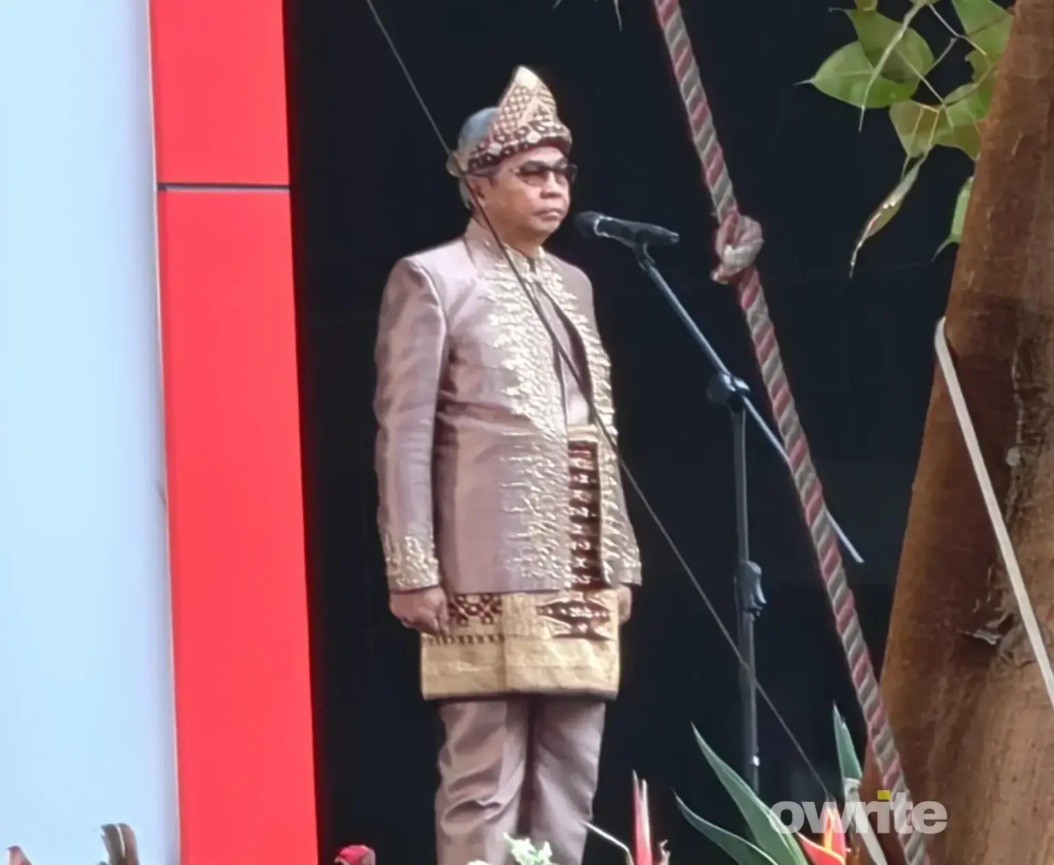 Ketua KPK Setyo Budiyanto memimpin upacara HUT Ke-81 RI di lingkungan KPK.