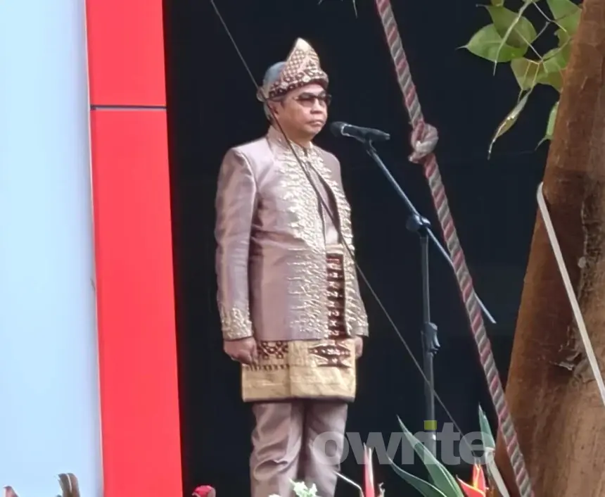 Ketua KPK Setyo Budiyanto memimpin upacara HUT Ke-81 RI di lingkungan KPK.