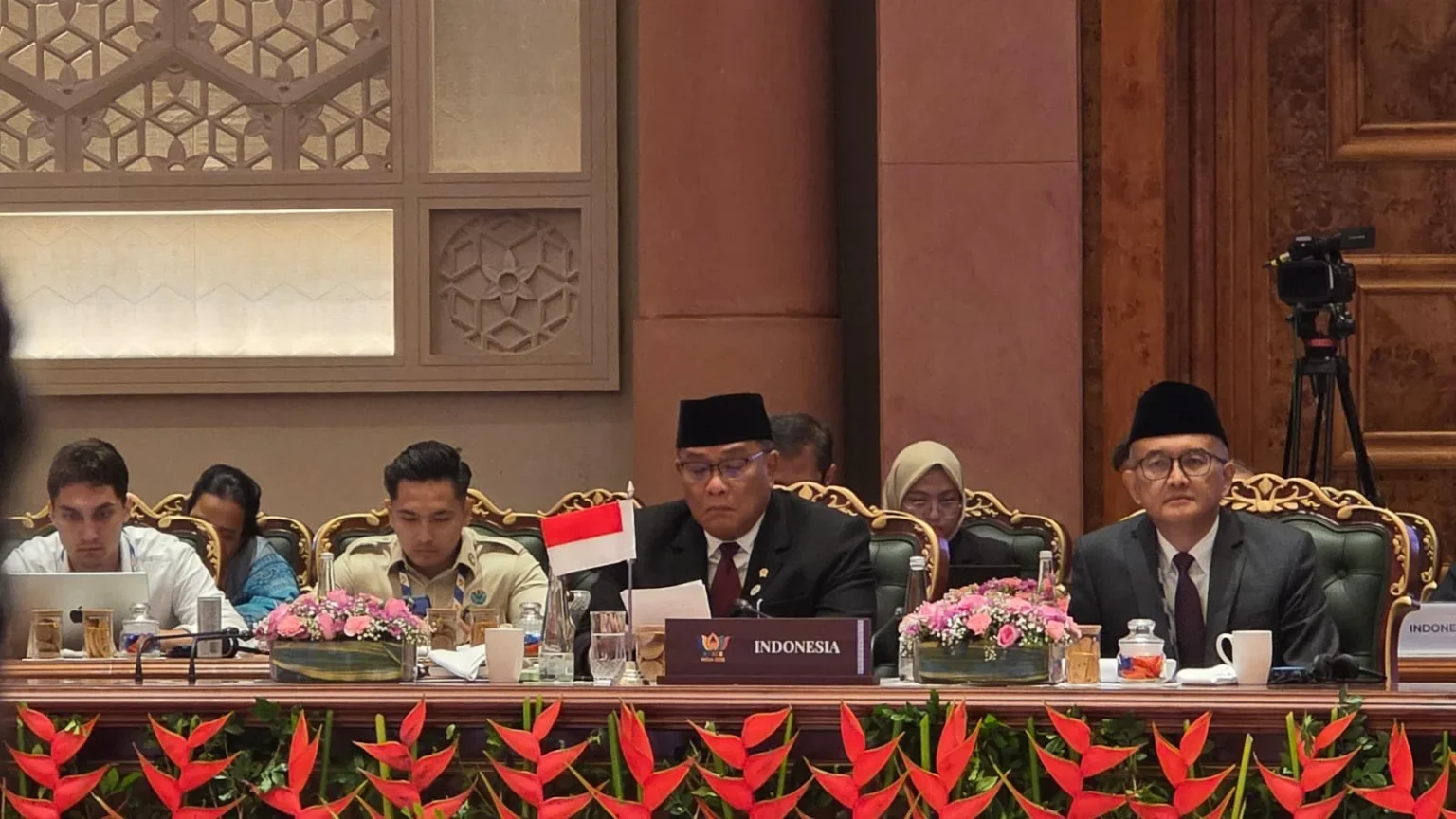 Menteri Lingkungan Hidup Jumhur Hidayat dalam forum BRICS di India, Agustus 2026.