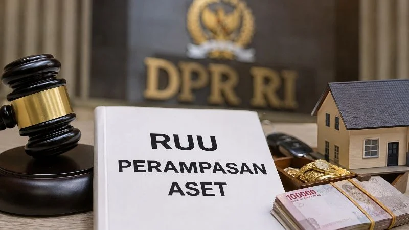 Ilustrasi RUU Perampasan Aset yang tengah disorot.