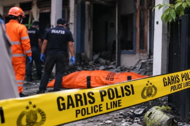 Ilustrasi foto ledakan tabung gas yang menewaskan warga.