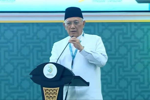 Ketua Umum PBNU terpilih masa khidmah 2026–2031, KH Abdul Hakim Mahfudz alias Gus Kikin. (Foto" YouTube Sekretariat Presiden).