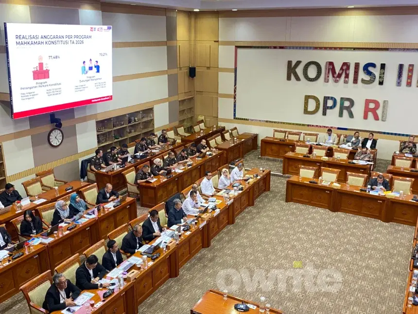 Rapat antara Komisi III DPR dengan mitra kerja, 31 Agustus 2026.