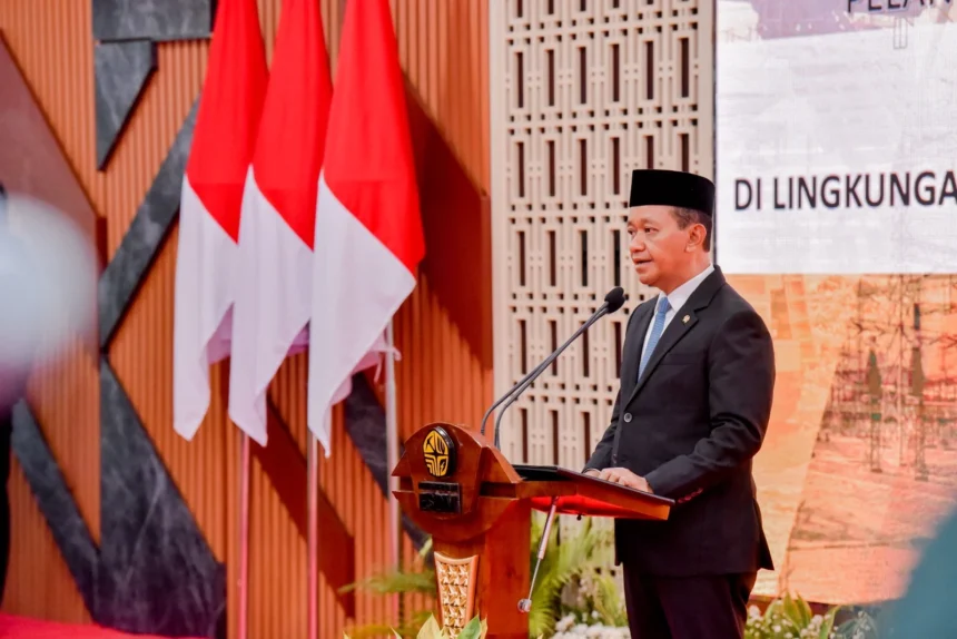 Bahlil Saat Pidato Pelantikan Pejabat ESDM, Rabu, 5 Agustus 2026. (Sumber: Dok. ESDM)
