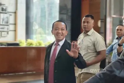 Menteri ESDM, Bahlil Lahadalia di Kementerian Keuangan. (Sumber: Owrite/Anisa Aulia)