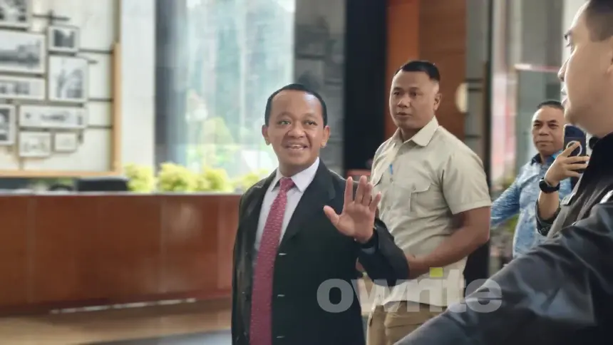 Menteri ESDM, Bahlil Lahadalia di Kementerian Keuangan. (Sumber: Owrite/Anisa Aulia)
