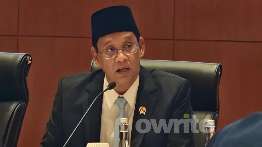 Menteri Keuangan Purbaya Yudhi Sadewa di Kantor Pusat DJP (Sumber: Owrite/Anisa Aulia)