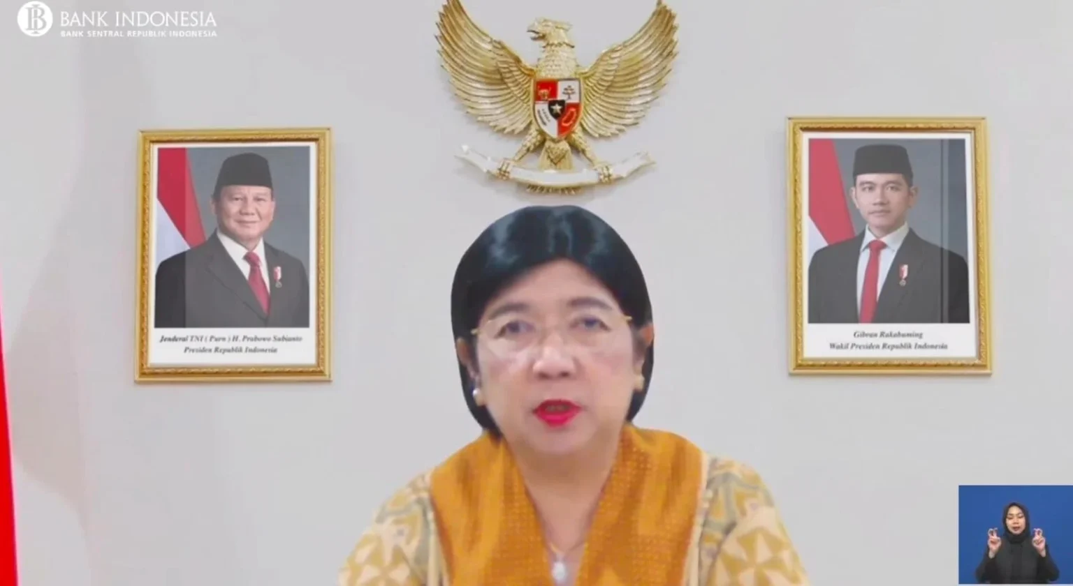 Pjs Gubernur Bank Indonesia, Destry Damayanti. (Sumber: YouTube BI)